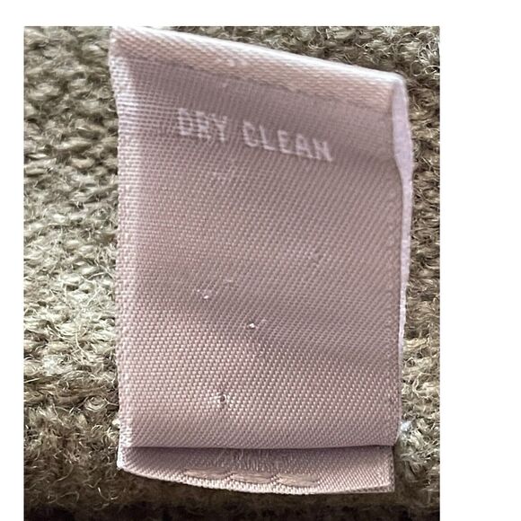 Vintage Kate Hill Wool Toggle Chore Sweater Jacket Olive Green PL Upcycle - Picture 4 of 8